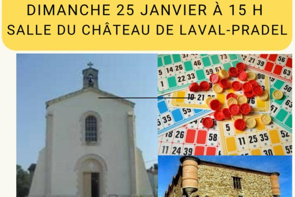 Loto de la paroisse du Pradel dimanche 25 janvier