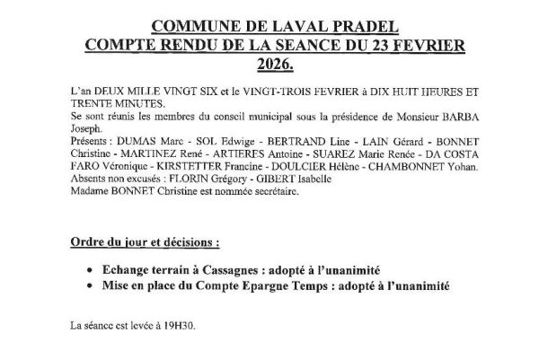 Dernier Conseil municipal de la mandature J.Barba