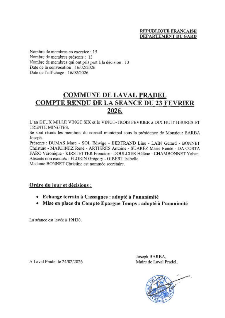 Dernier Conseil municipal de la mandature J.Barba