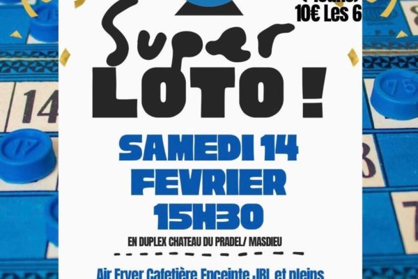 Loto des parents d’élèves samedi 14