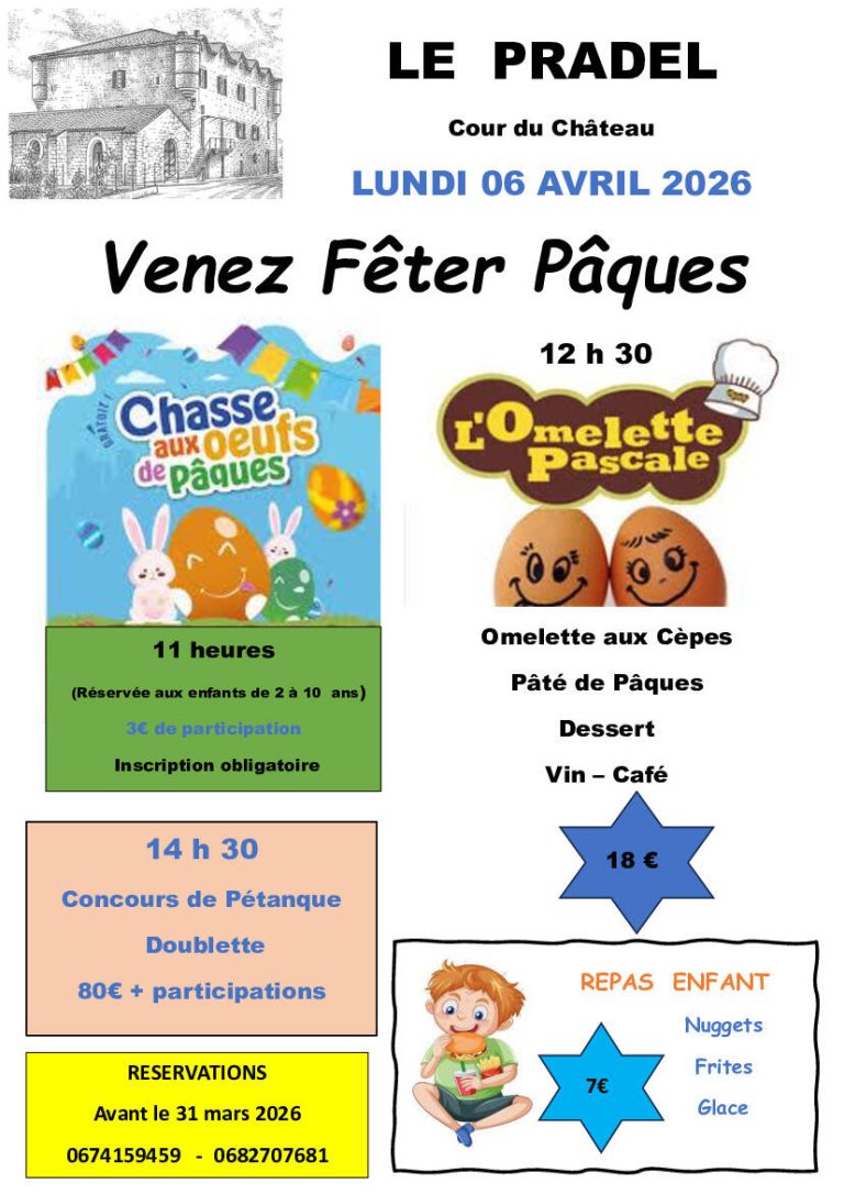 Lundi de Pâques au château