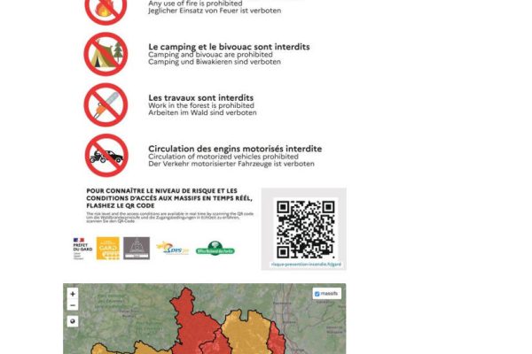 Fermeture totale des massifs forestiers