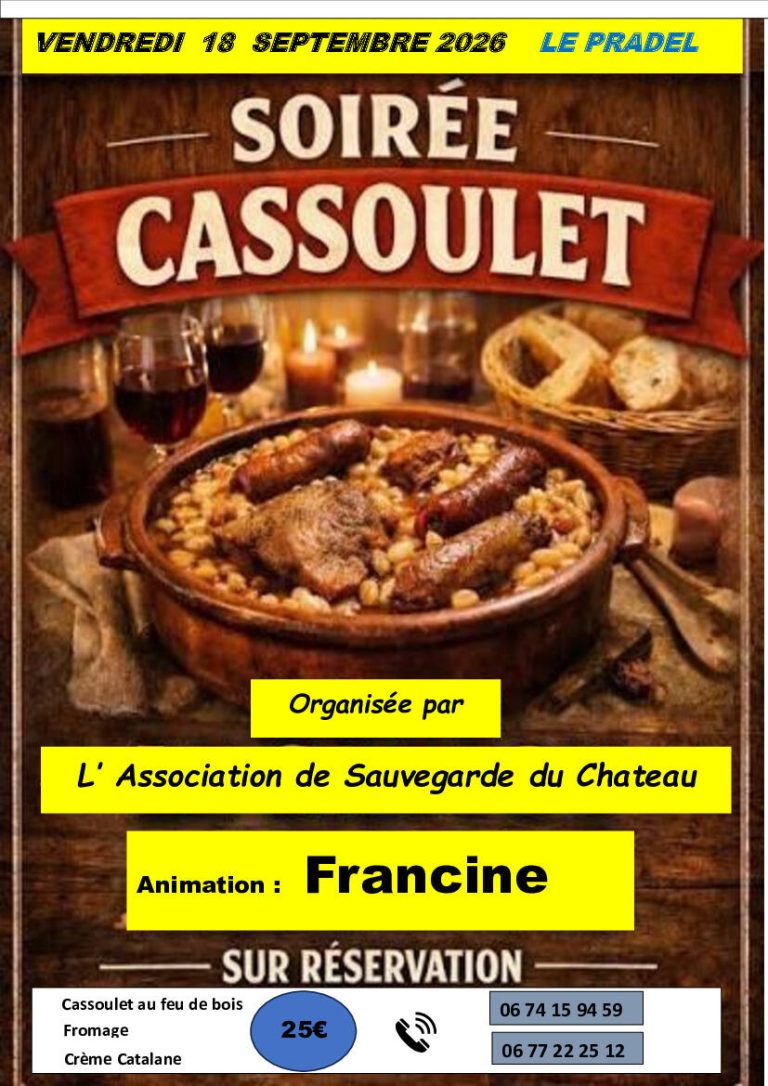 Nouvelle soirée signée Sauvegarde du Châteaulle