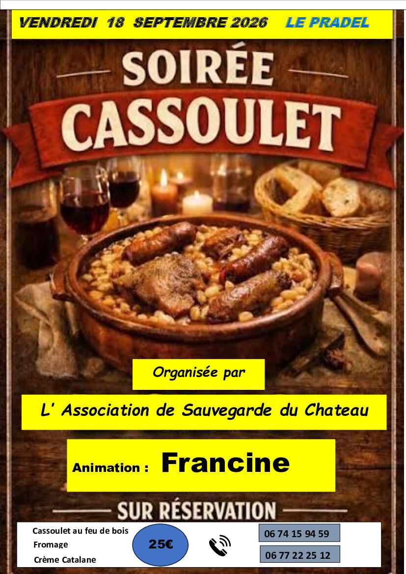 Nouvelle soirée signée Sauvegarde du Châteaulle