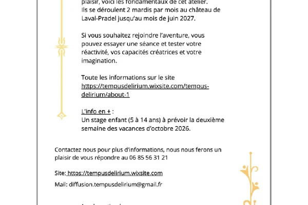 Ateliers théâtre