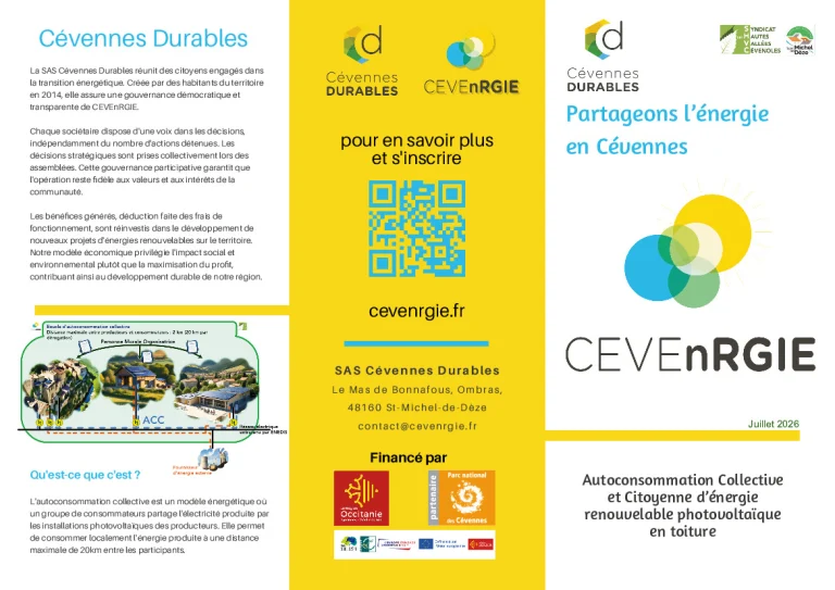 CEVEnRGIE : réunion d’information