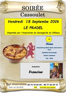 Nouvelle soirée signée Sauvegarde du Château