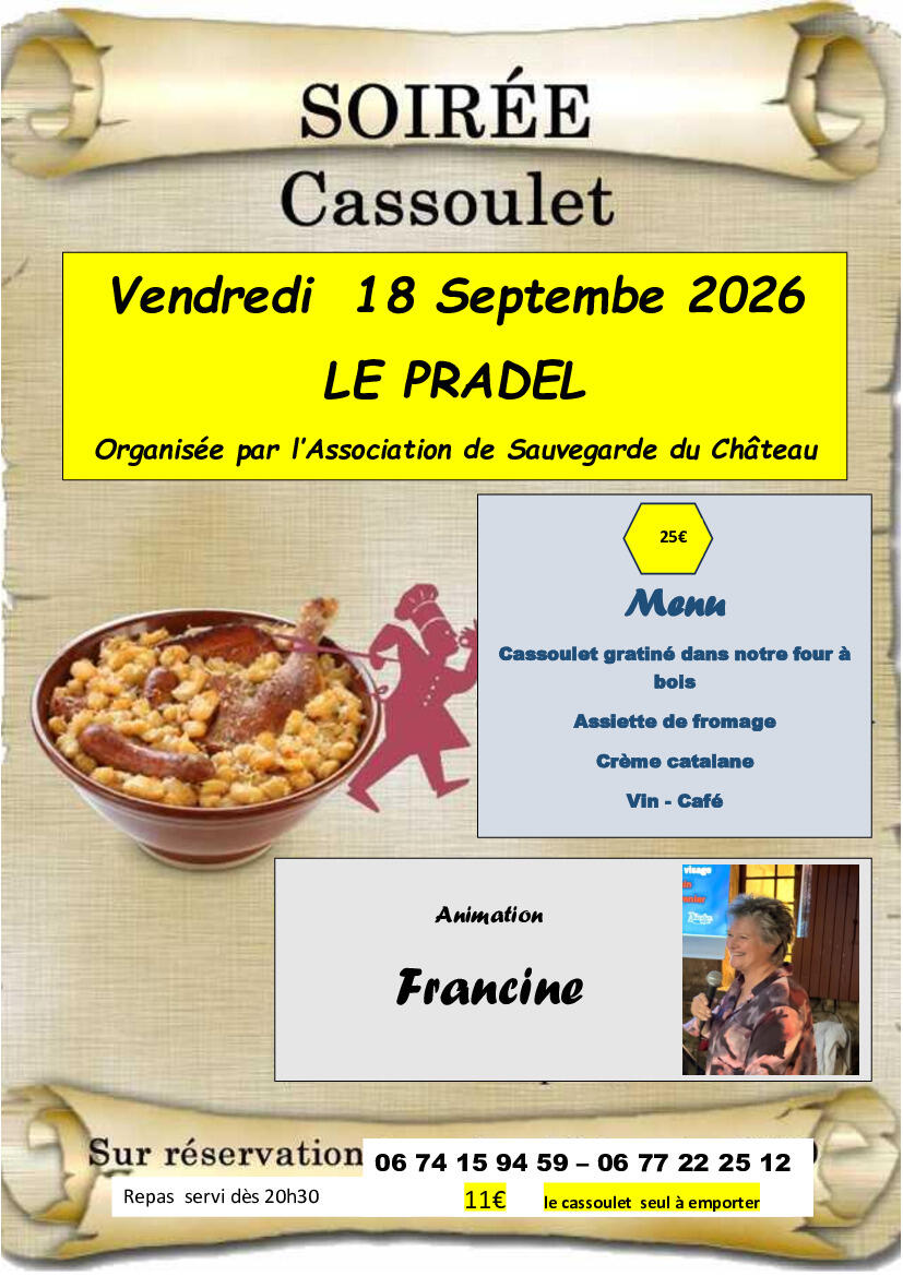 Nouvelle soirée signée Sauvegarde du Château