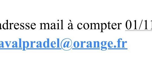 La mairie va changer d’adresse mail